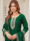 Plus Annie By Aanchi Crystal Silk Surat Kurti With Bottom Dupatta Wholesale Market
